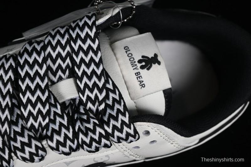 Nike SB Dunk Low LV Collaboration - Beige Black Violent Bear Anniversary High-End Custom Low-Top Casual Skate Shoes - SJ2068-239