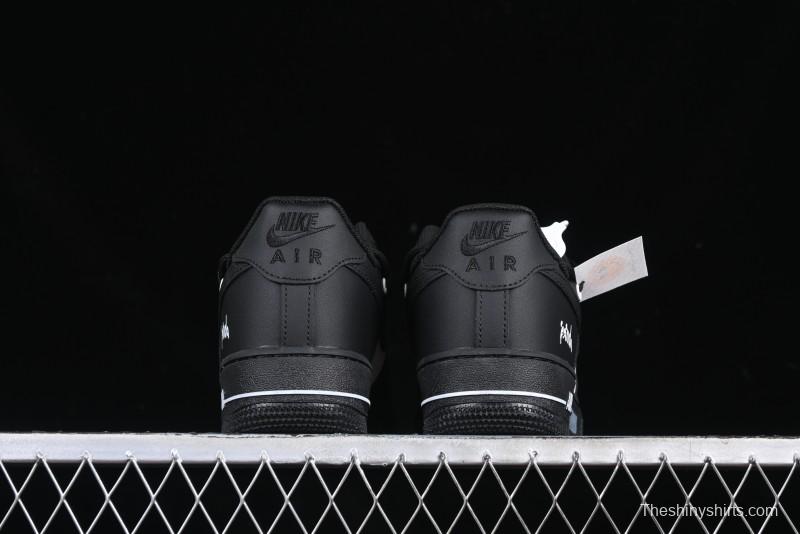 Nike Air Force 1 '07 Low Panda Smiley Low-Top Casual Sneakers - CV9879-542