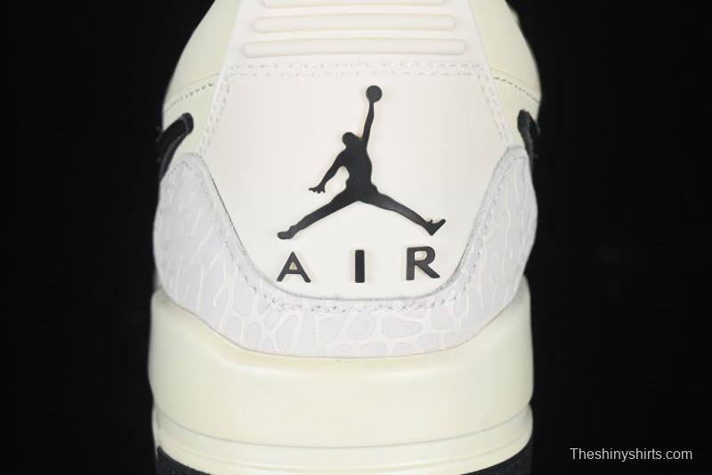 Nike Air Jordan Legacy AJ312 Low Top Sneakers with Velcro Strap and Triple Design - HV1807-101