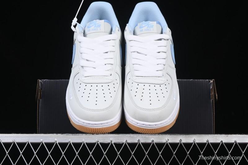 Nike Air Force 1 '07 Low Light Blue Casual Sneakers - 315122-102