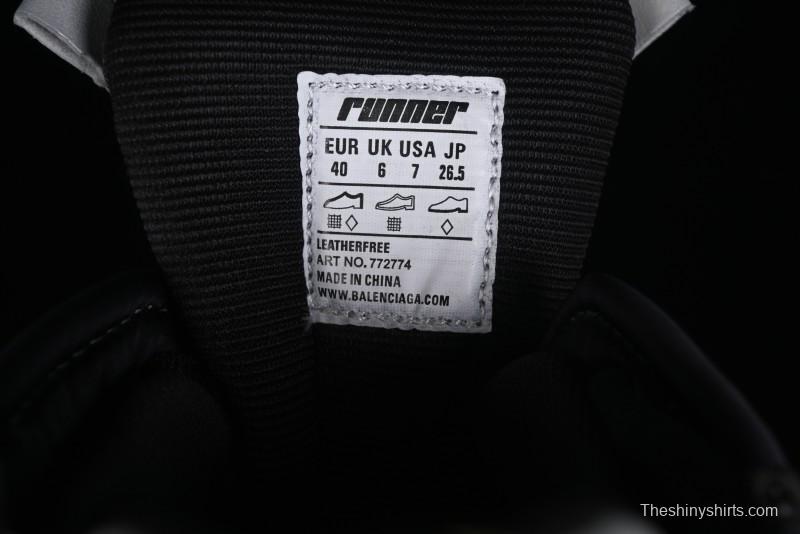 Balenciaga Runner Kith Four Color Retro Casual Sneakers - W3RMU1279