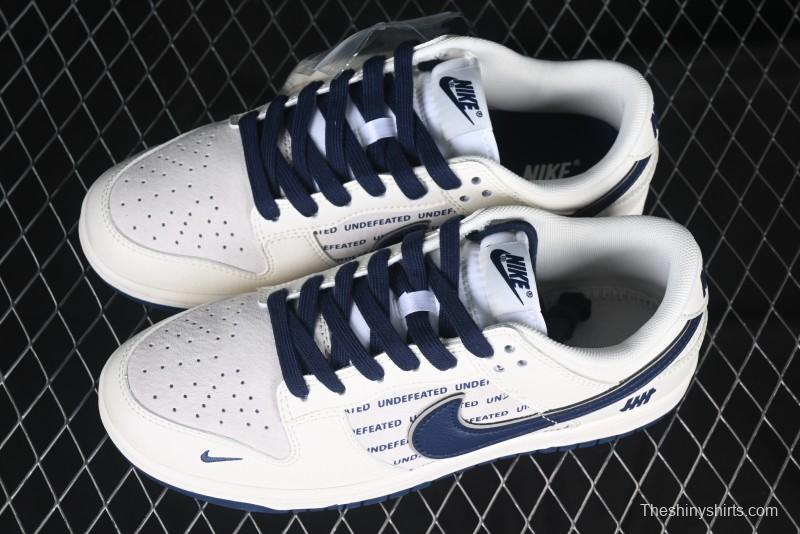 Nike SB Dunk Low UN Collaboration - Dark Blue Anniversary High-End Custom Low-Top Casual Sneakers - XX2026-666