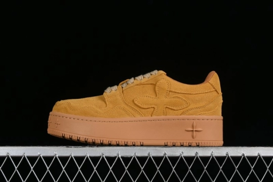 SMFK Comfortable Chunky Sole White Sneakers - T.D4