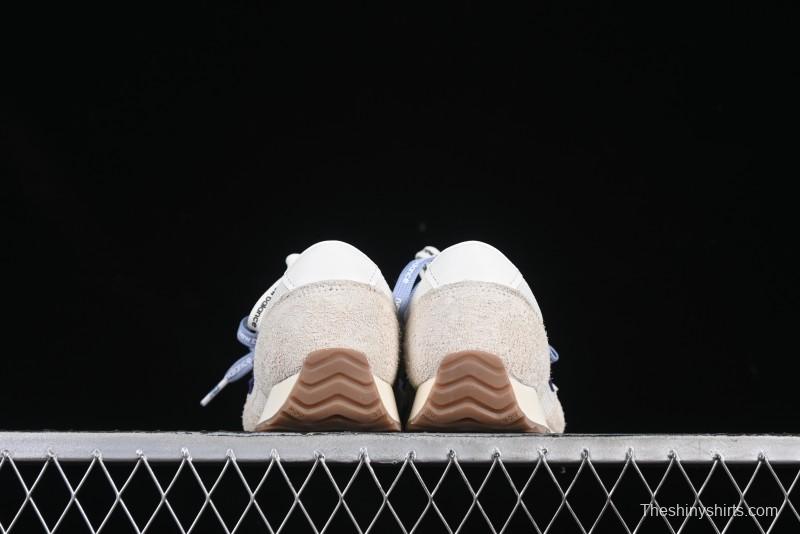 New Balance 237 Heritage Sneakers - Suede and Mesh in Muted Gray with Blue Accents