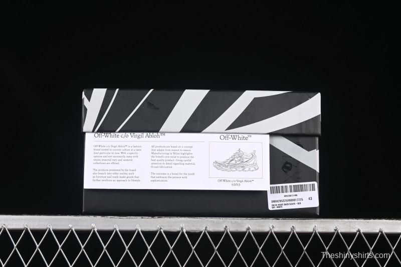 Off-White Be Right Low-Top Lifestyle Sneakers in Grey Orange - X.E5