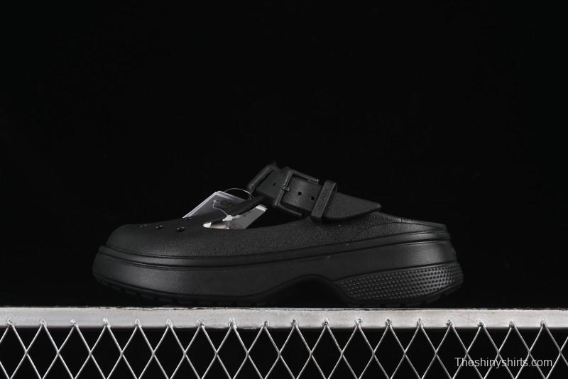 Crocs Mary Jane Classic Simple Casual Beach Clog Sandals - B.D4