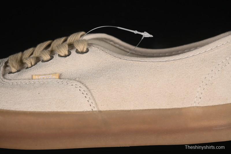 Vans Premium Authentic Suede Retro Sneakers with Translucent Rubber Sole - VN000CRQBYS