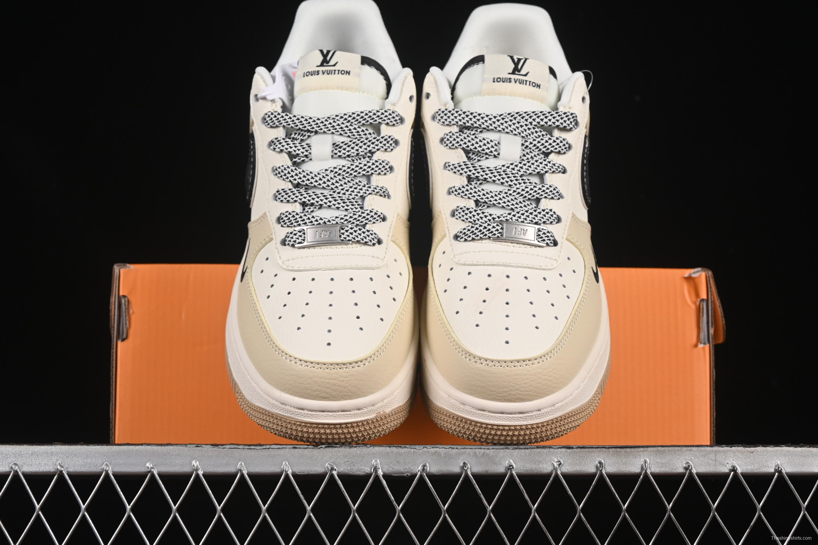 Nike Air Force 1 '07 Low LV Collaboration Casual Sneakers with Full-Length Air Cushion - ZH2598-308