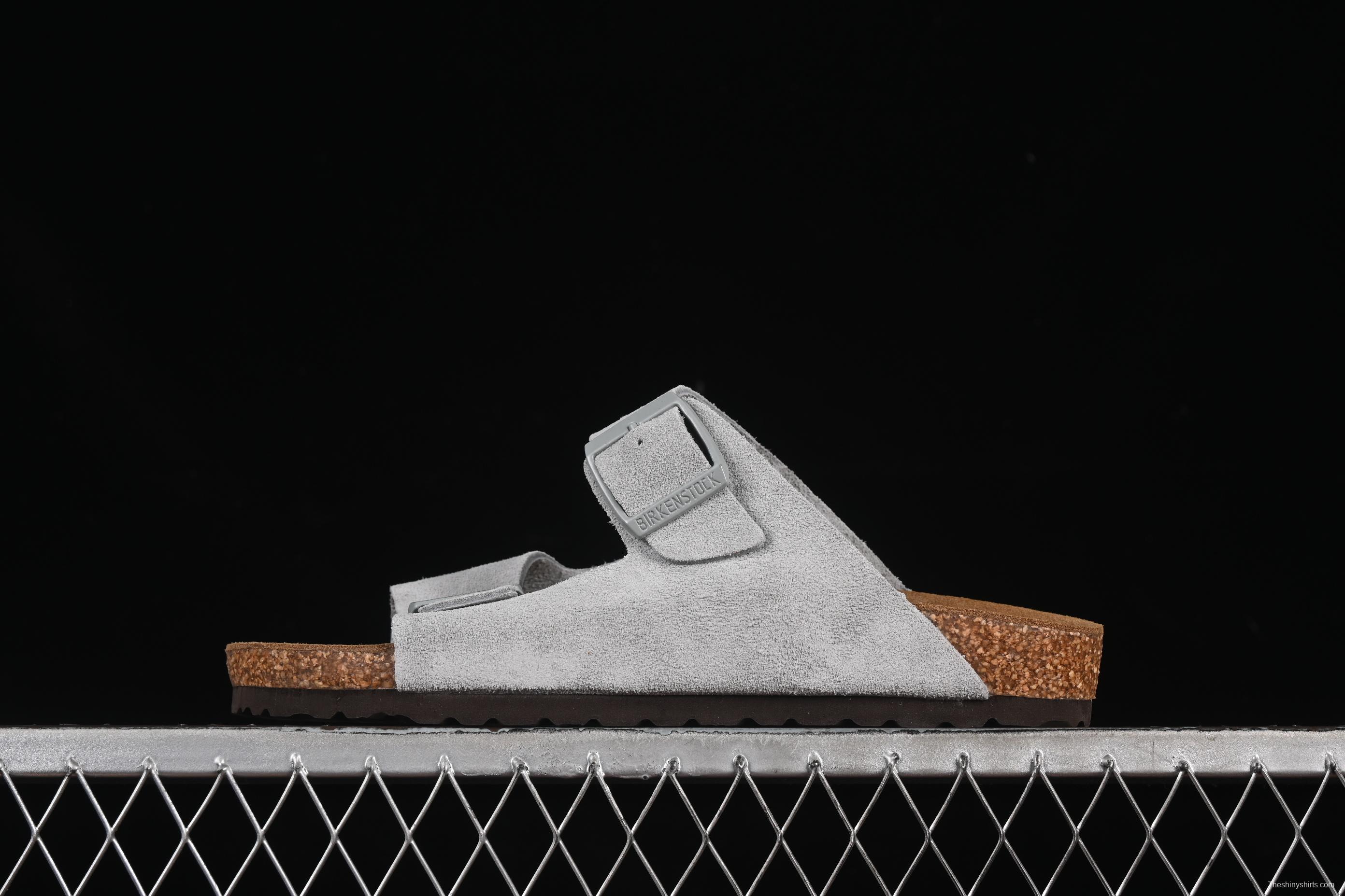 Birkenstock Sandals with Soft Suede Leather and Lambswool Insole - G.D4