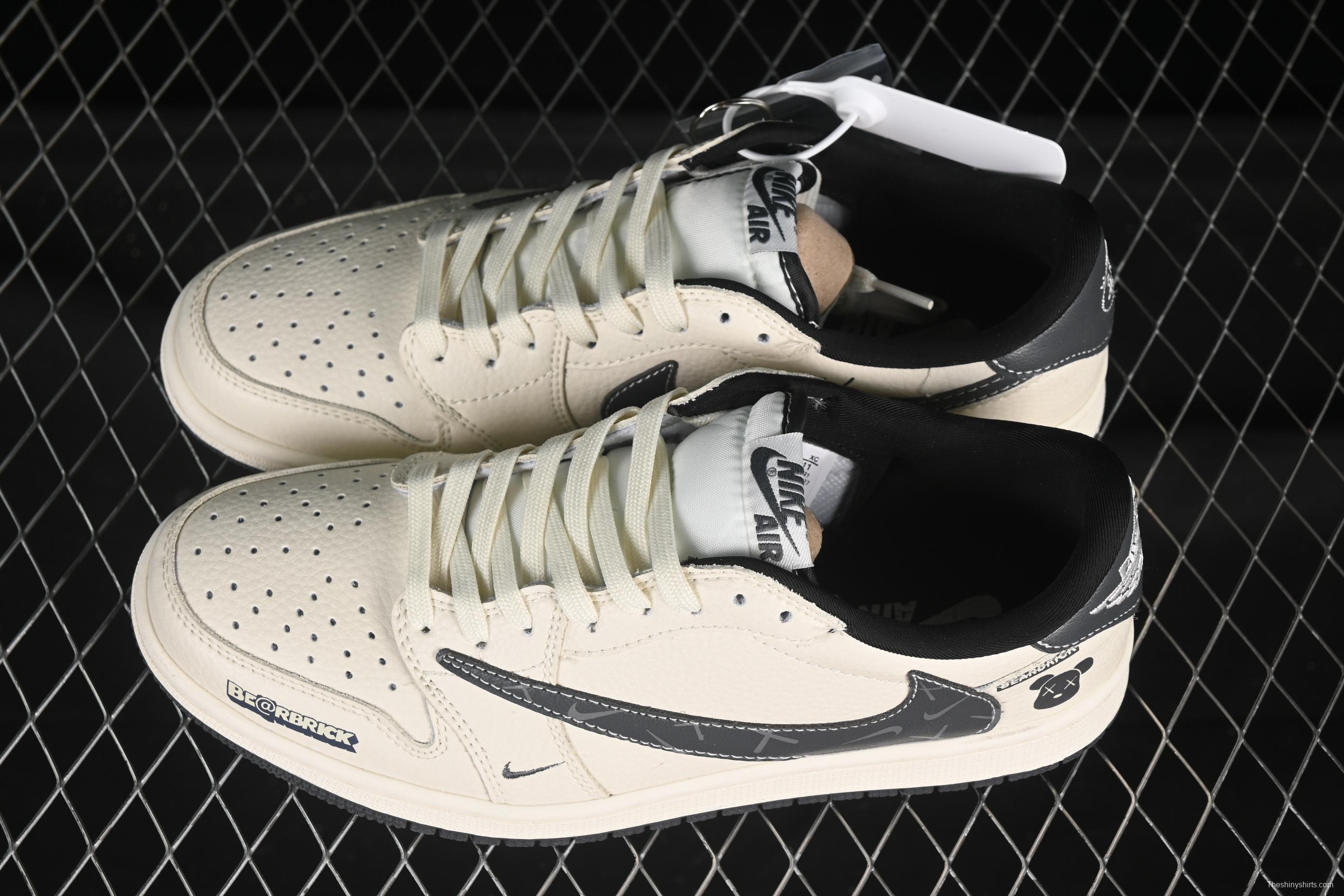 Nike Travis Scott x Fragment Design x Air Jordan 1 Low OG SP AJ1 Casual Sneakers - LD2025-011