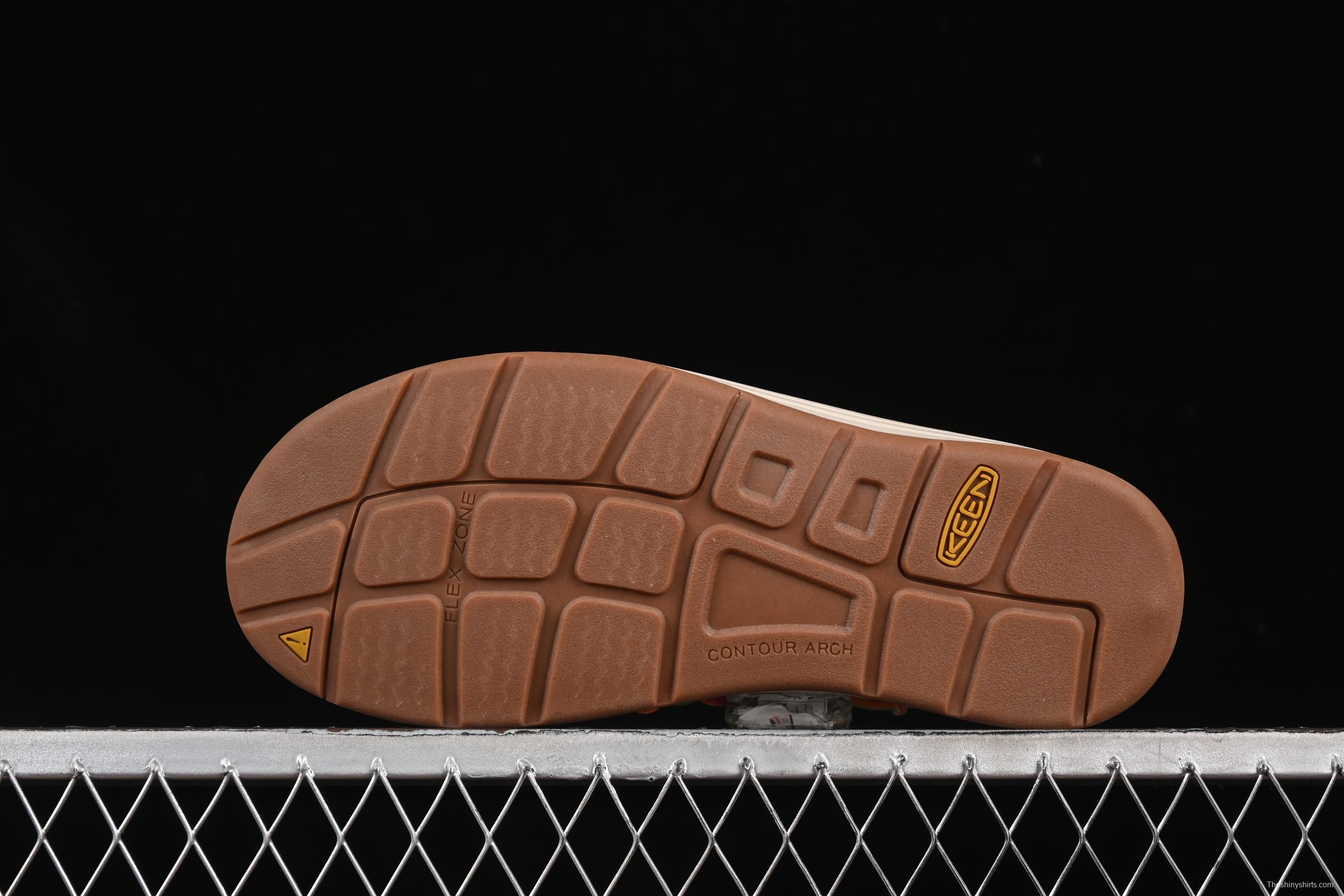 Keen Uneek Flat-M Woven Elastic Strap Camouflage Outdoor Sandals for Hiking and Water Sports - 1025169 CAMOUFLAGE