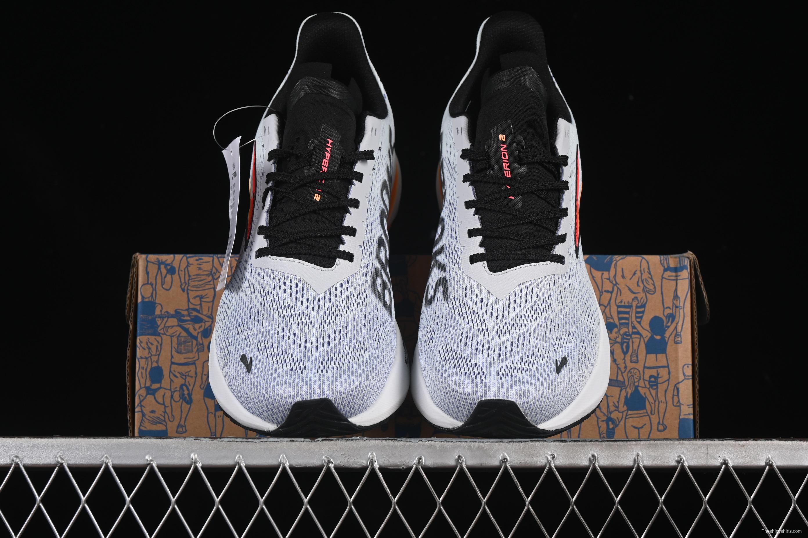 Brooks Hyperion 2 Low-Cut Breathable Lightweight Cushioned Running Shoes - 1104321D443