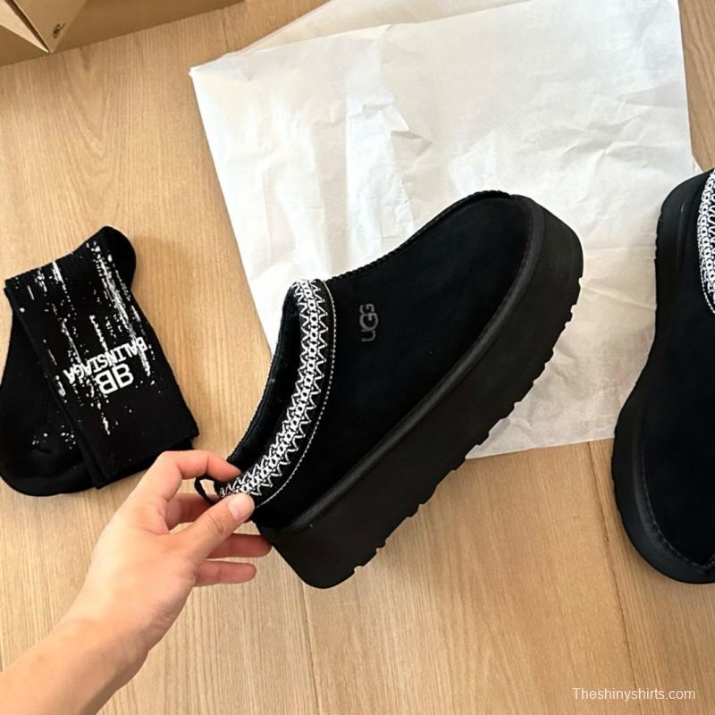 2024 UGG Black Suede Slippers