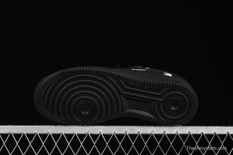 Nike Comme Des Garcons Air Force 1 Low Casual Sneakers with Full-Length Air Cushion - IB9949-001