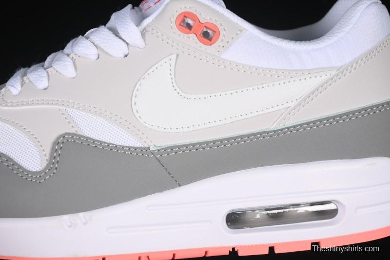 Nike Air Max 1 Retro Running Shoes with Half-Sole Air Cushion - 599820-100