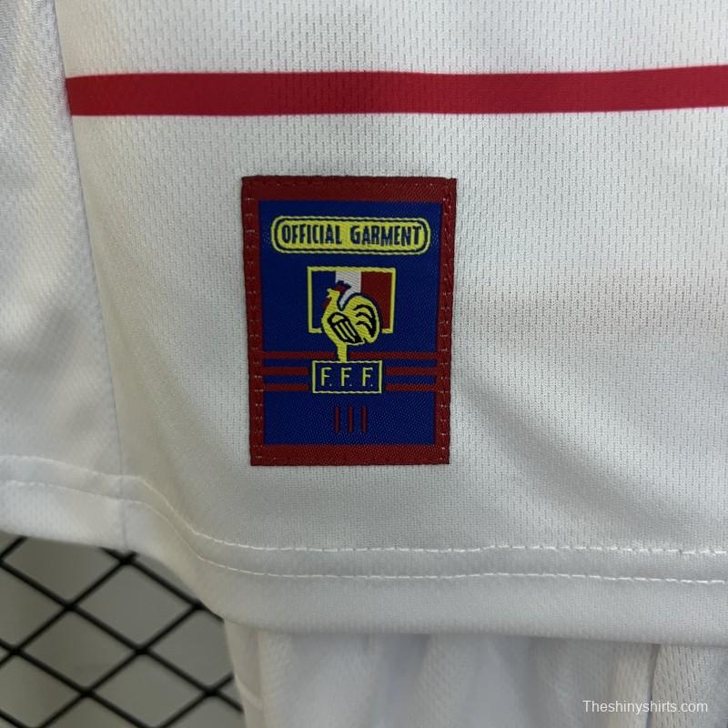 1998 Kids France Away Size 16-28 Jersey