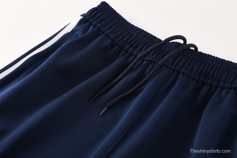 25/26 Real Madrid Navy/White Full Zipper Jacket +Long Pants