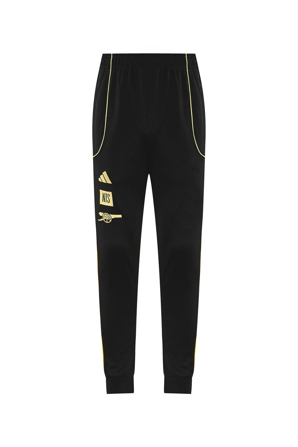 25/26 Arsenal Black Full Zipper Jacket + Long Pants