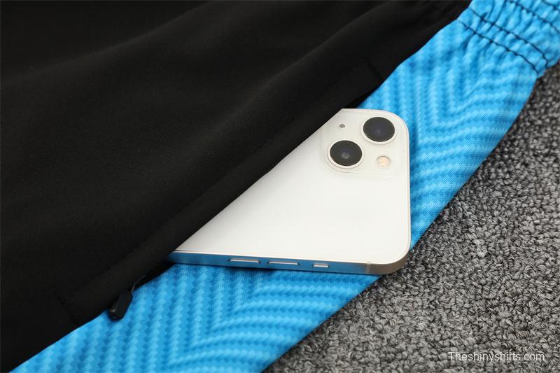 25/26 Napoli Black Grey Camouflage Half Zipper Jacket+Long Pants