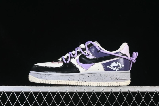 Nike Air Force 1 '07 Low Pixel Cloud Tracking Casual Sports Sneakers - CJ0304-106
