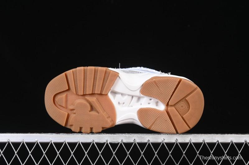 Adidas NY MLB Bigball Chunky Vintage Cursive Height-Increasing Platform Sneakers - 3ASHVT25N50GRL