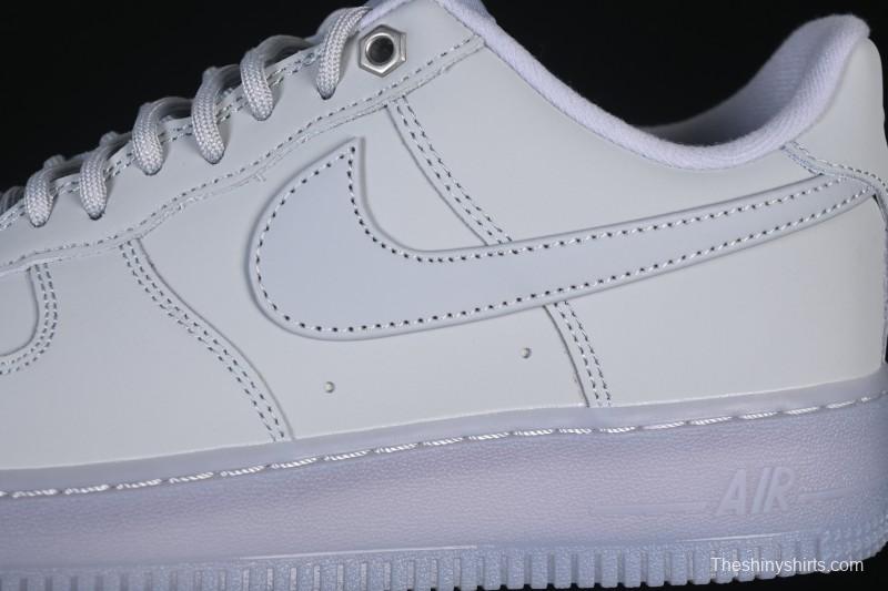 Nike Air Force 1'07 Low Casual Sneakers with Full-Length Air Cushion - CJ9179-002