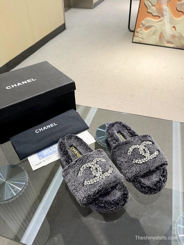 Chanel 2025 SS New Wool Slippers Soft Wool - LY00280