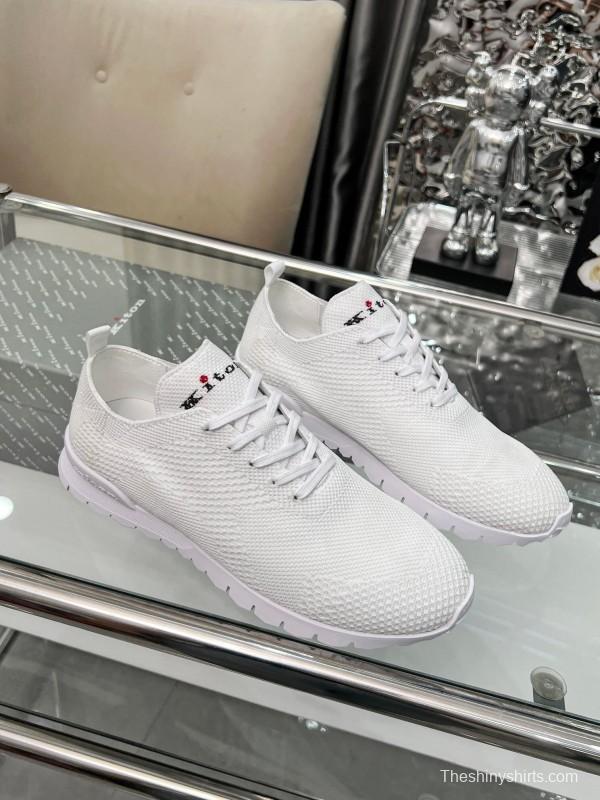 Kiton Four Seasons Classic Casual Knit Shoes - KFY00300