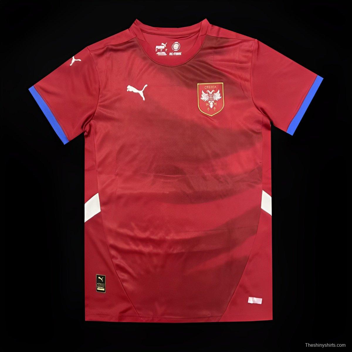 2024 Serbia Home Jersey