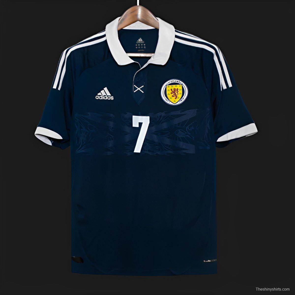 Retro 2011/13 Scotland Home Jersey