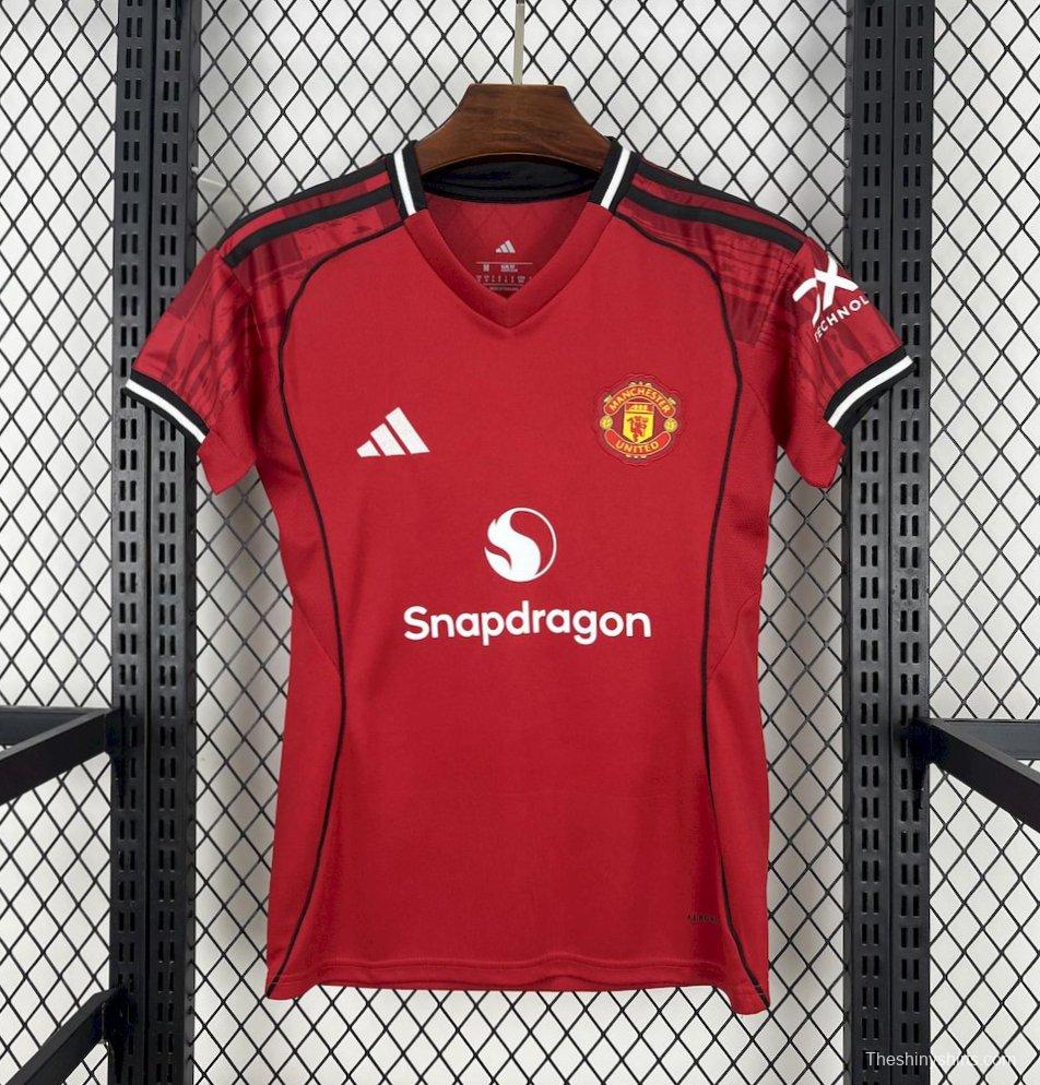 2025/26 Manchester United Home Women Jersey