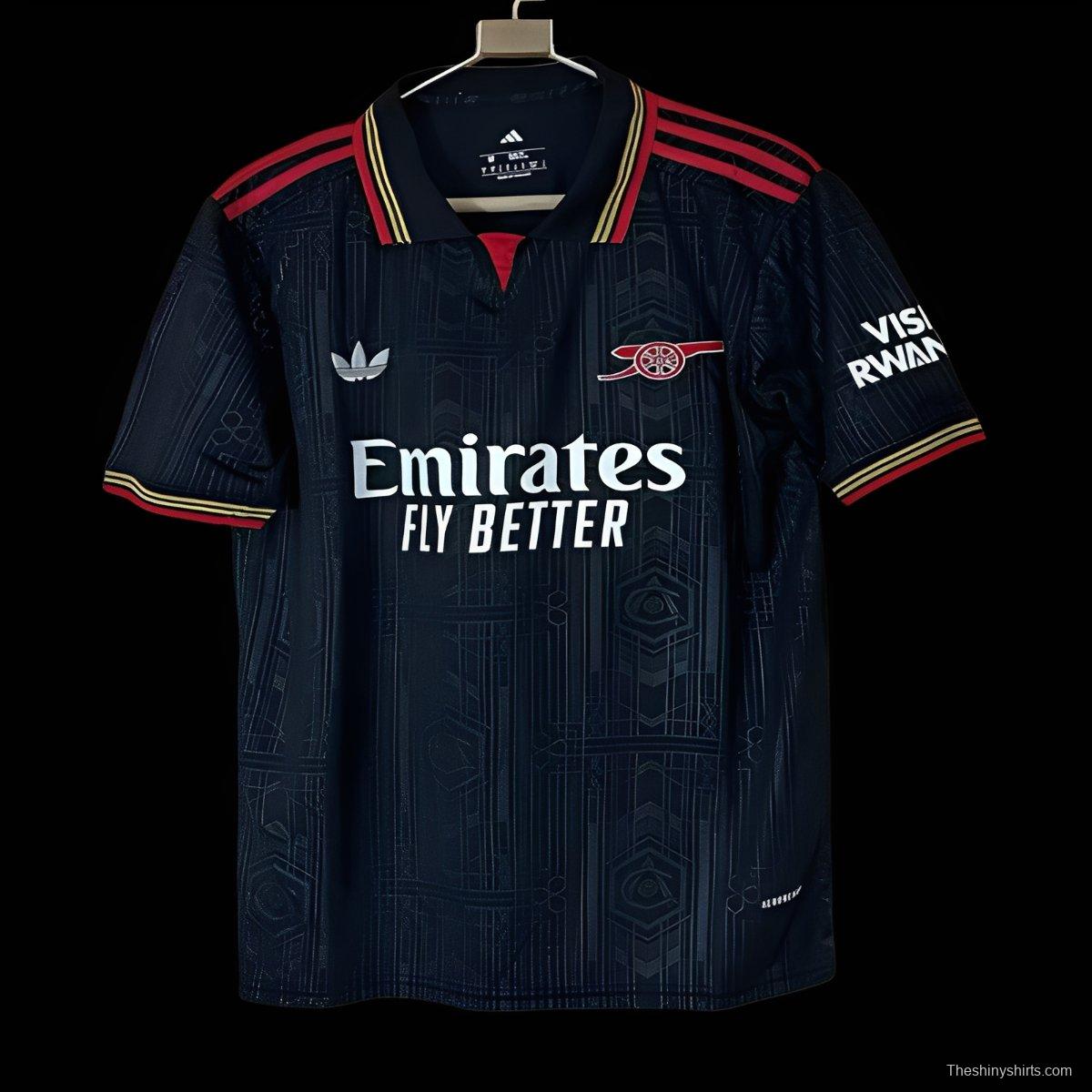 25/26 Arsenal Black POLO Jersey
